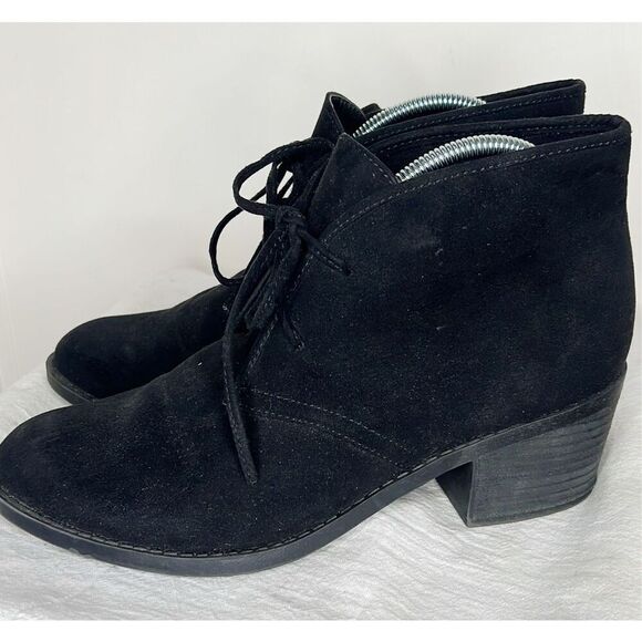 Carlos by Carlos Santana Graham Black Suede Ankle Boot Size 9 - Picture 4 of 8